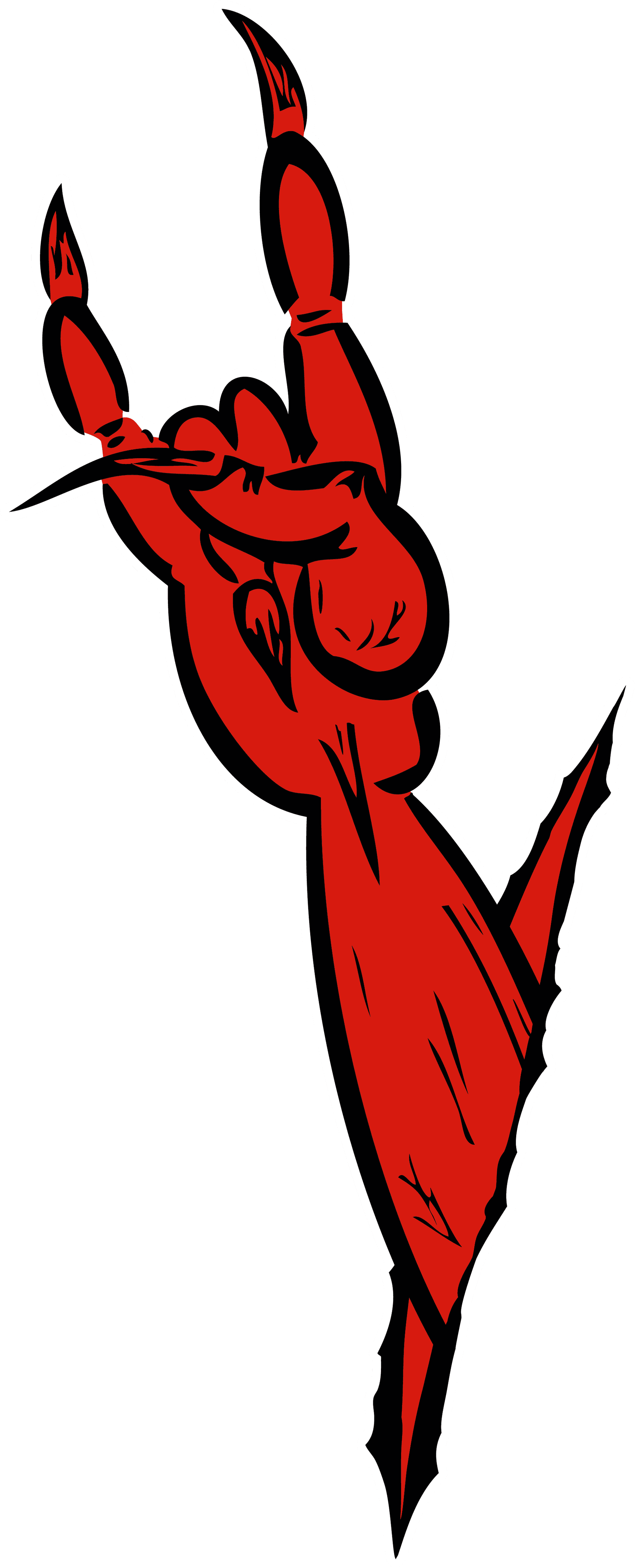 La main du diable, emblème de la guggen Les Endiablées